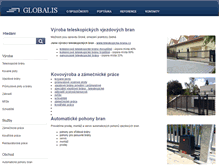 Tablet Screenshot of globalis.cz