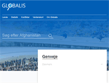 Tablet Screenshot of globalis.dk